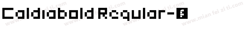 Caldiabold Regular字体转换